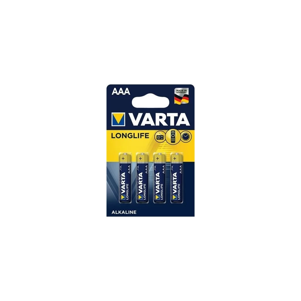 Varta Longlife alkáli elem AAA 1.5 V (4db/csomag) (4103101414)