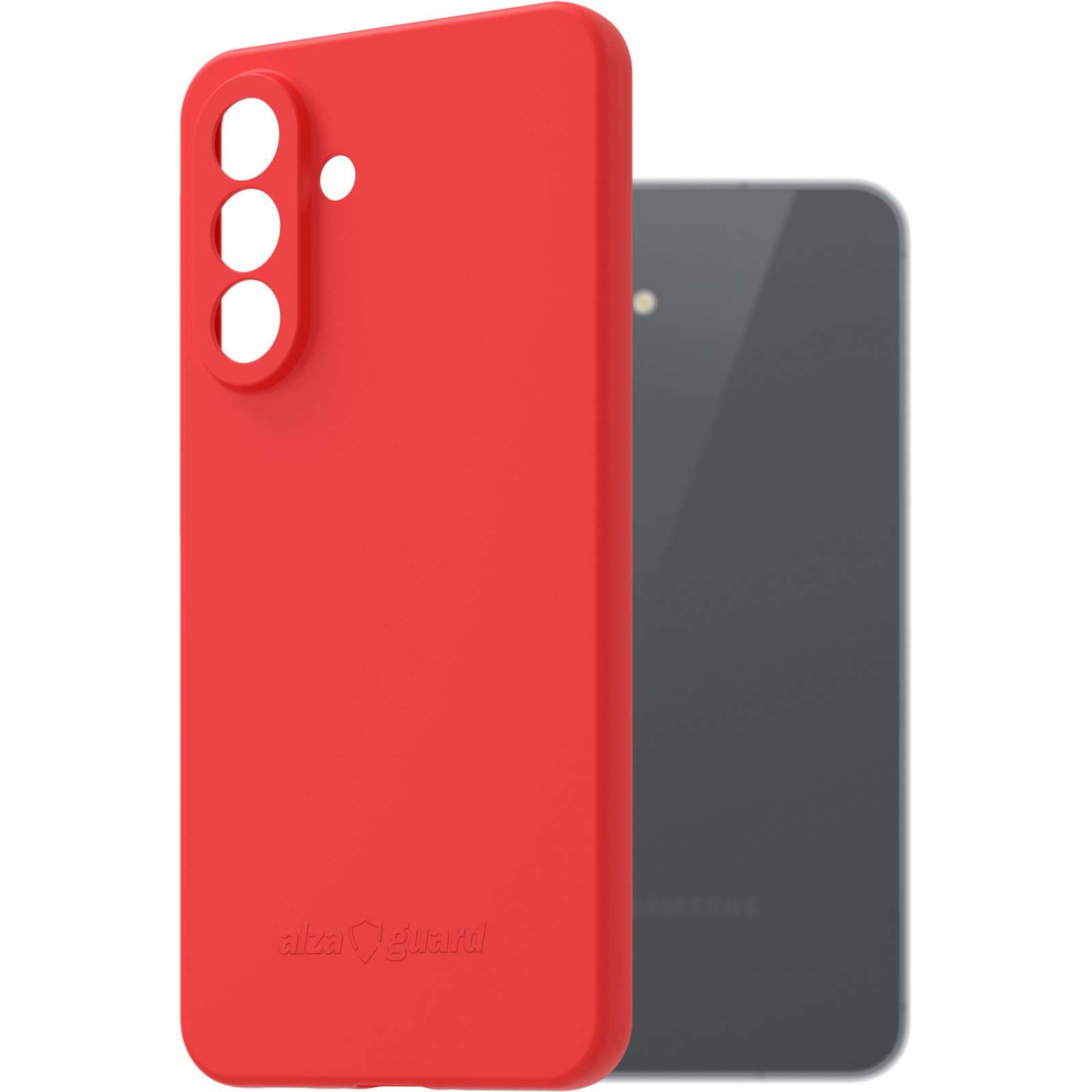 AlzaGuard Matte Case Samsung Galaxy A56 piros TPU tok (AGD-PCT453R)