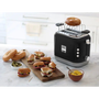 Тостер Kenwood Kmix TCX751BK, 900W, Метален корпус, Функция размразяване, Функция Peek