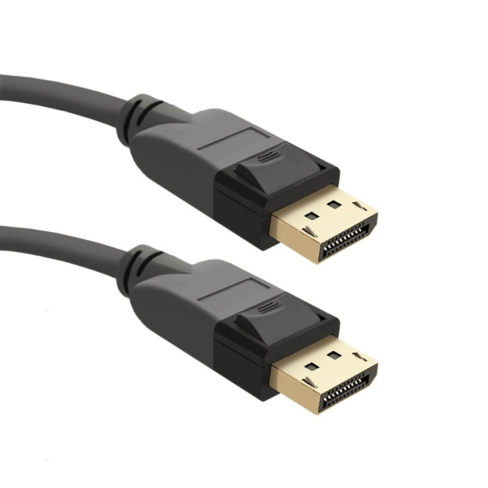 Qoltec DisplayPort v1.3 összekötő kábel, 5Kx3K, 2m (50467) (50467)