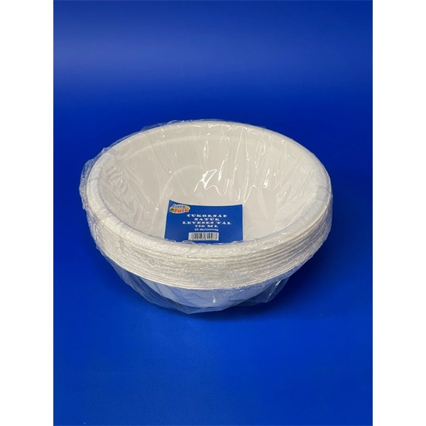 Komp 14628 750ml 10db/csomag natúr cukornád leveses tál (14628)
