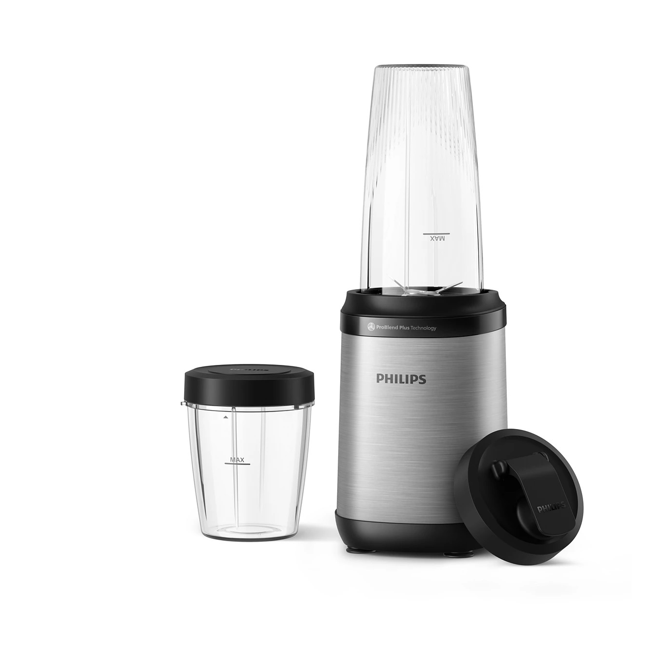 Philips Blender HR2765/00 Elektromos Turmixgép 0,7L+0.5L / 800 Watt - Ezüst (HR2765/00)