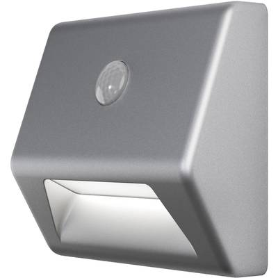Ledvance NIGHTLUX® Stair L (4058075260757) LED-es éjszakai fény mozgásérzékelővel Derékszögű LED Semleges fehér Ezüst (4058075260757)