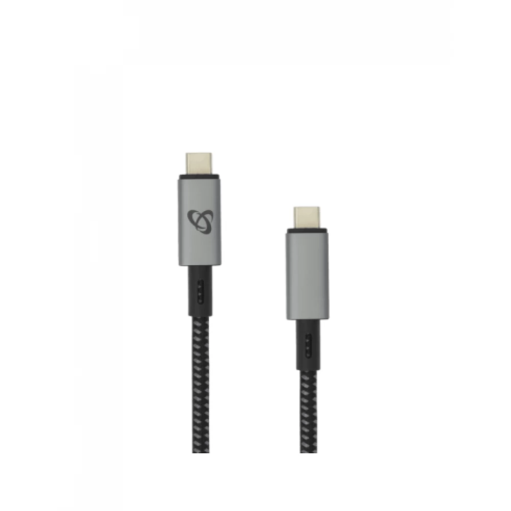 SBOX Ctype USB-C apa - USB-C apa 3.1 Adat és töltő kábel - Fekete (1.5m)