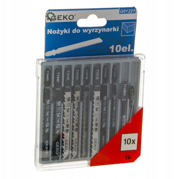 Nożyki do wyrzynarki 10el. NEW (20/100)