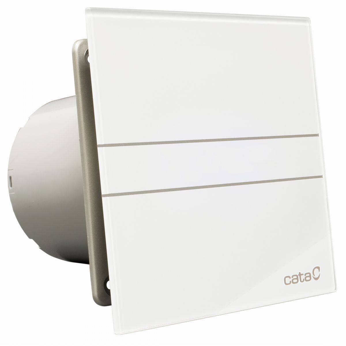 Cata E-100MT ventilátor metakrilát előlappal, utószellőztető funkcióval, fehér