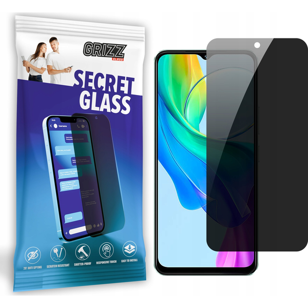  GrizzGlass Szkło prywatyzujące GrizzGlass SecretGlass do Vivo Y18e
