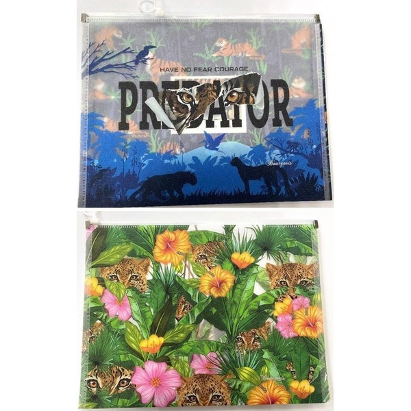  Fresh Teczka A4+ z plastikowym suwakiem Pantera/Tygrys