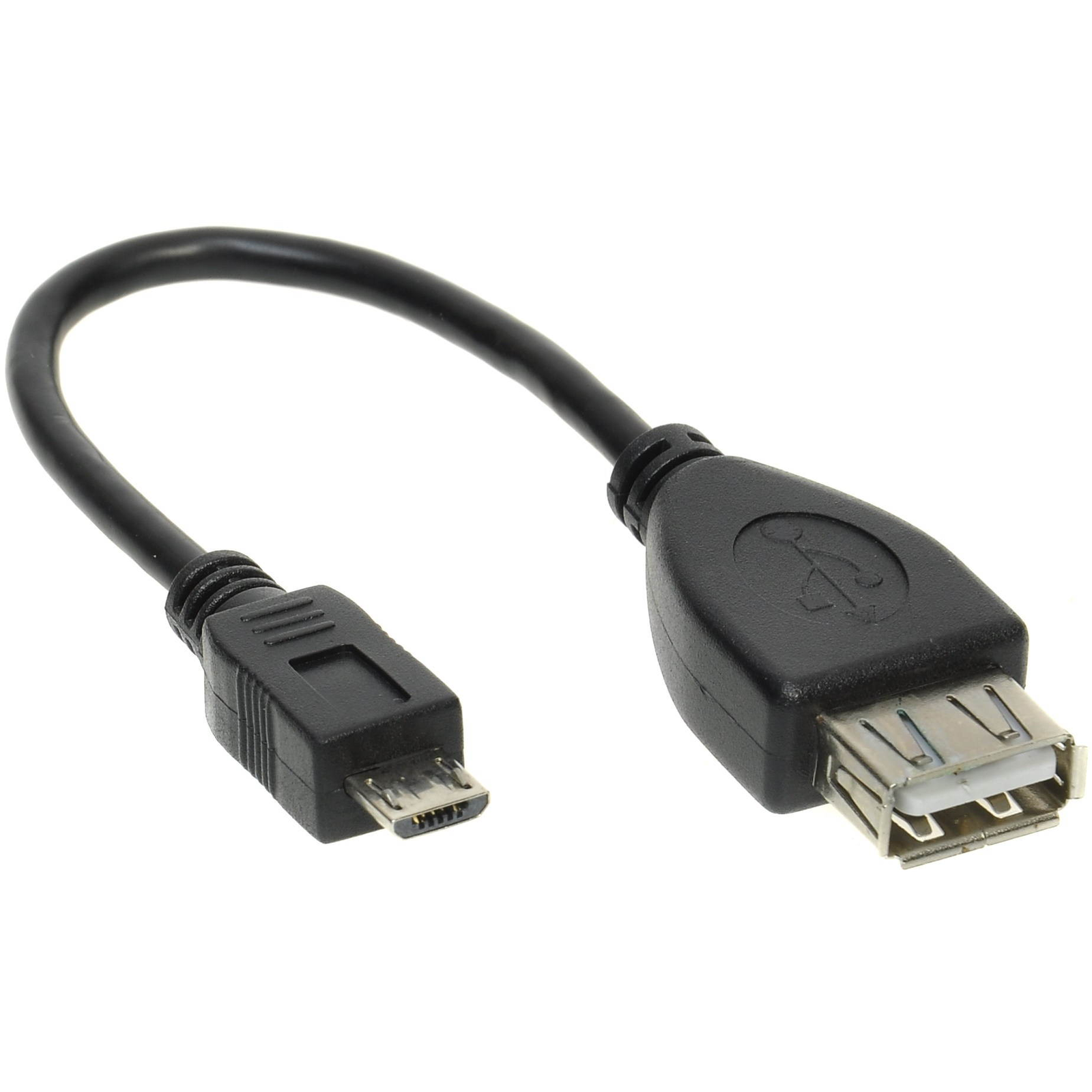 PremiumCord USB A (F) to Micro USB (M) kábel, 20cm (kur-14)