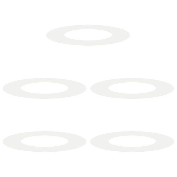 műanyag virágcserép Fehér Műanyag Közepes Tartós