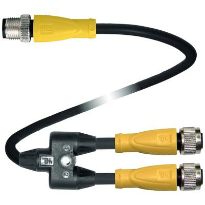 Pepperl+Fuchs 256590 Érzékelő-/működtető elosztó és adapter 7 m Pólusszám: 4, 4 1 db (256590)