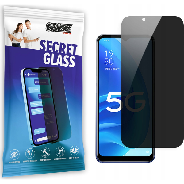  GrizzGlass Szkło prywatyzujące GrizzGlass SecretGlass Oppo A55s