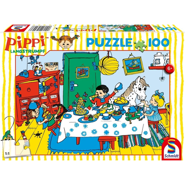 Puzzle Schmidt Pippi Punčocháče 81 dílků Pippi Punčocháče 56447