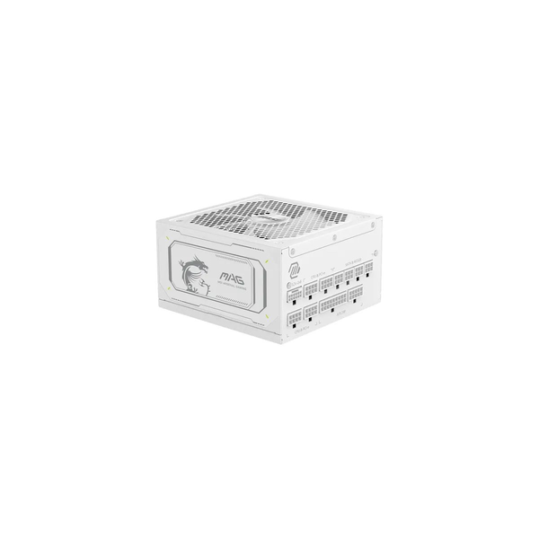 MSI MAG A1000GL PCIE5 WHITE enhed til strømforsyning 1000 W 24-pin ATX ATX Hvid