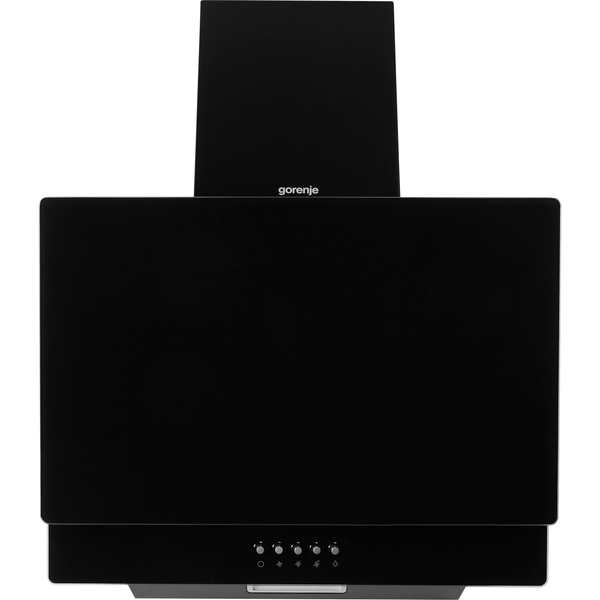 Digestoř Gorenje WHI629EB 429m3 60cm LED Sklo Černá Šikmý Výtah Pohlcovač