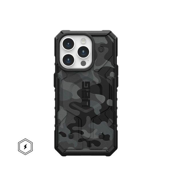 Защитен калъф UAG Pathfinder SE Series за iPhone 15 Pro, Midnight Camo