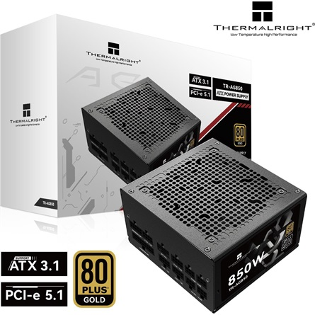 Thermalright AG-850 ATX desktop tápegység 850W 80+ Gold BOX (TR-AG 850)
