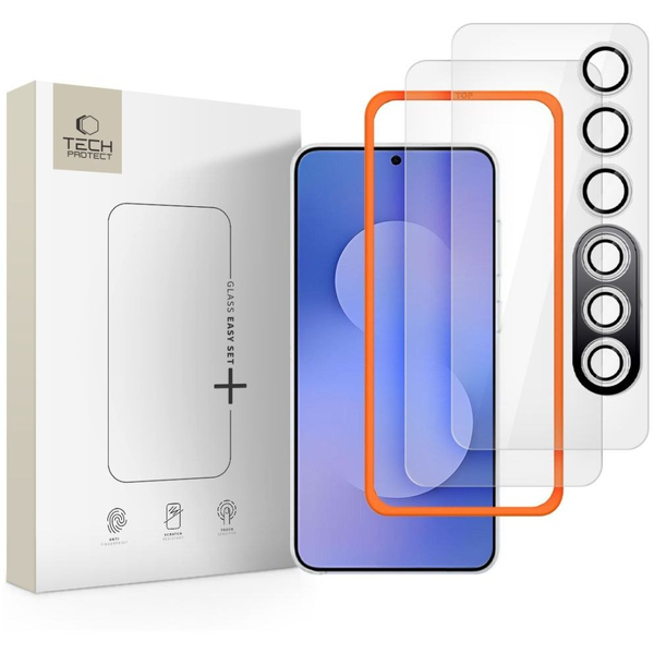 Tvrdené sklo Tech-protect pre Samsung Galaxy S25 FE, 3 ks