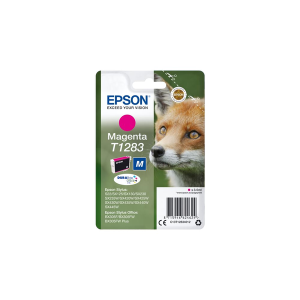 Epson Fox T1283 blækpatron 1 stk Original Magenta