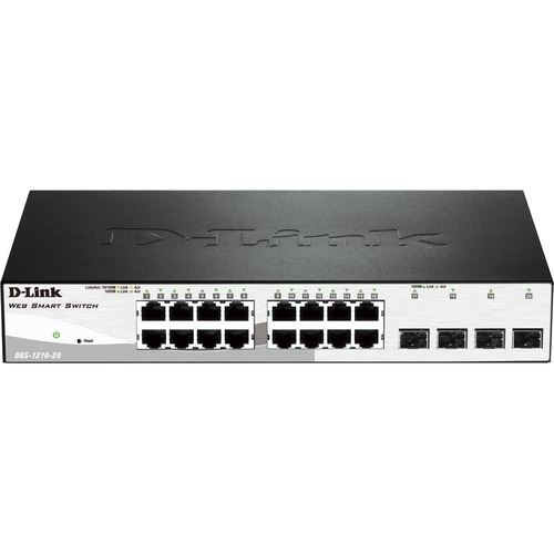 D-Link 16 portos Gigasbit Smart Switch (DGS-1210-20/E)