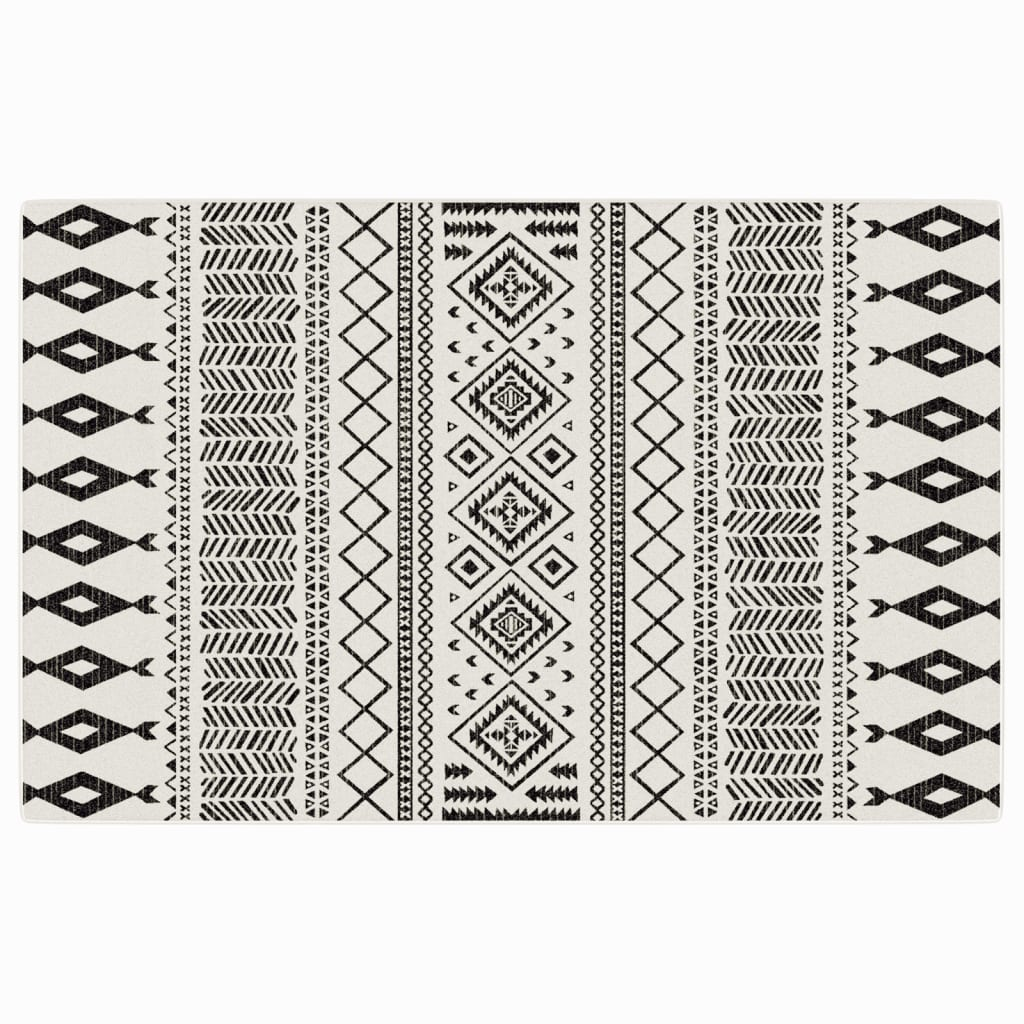 többszínű csúszásgátló rövid szálú szőnyeg 190 x 300 cm (4007219)