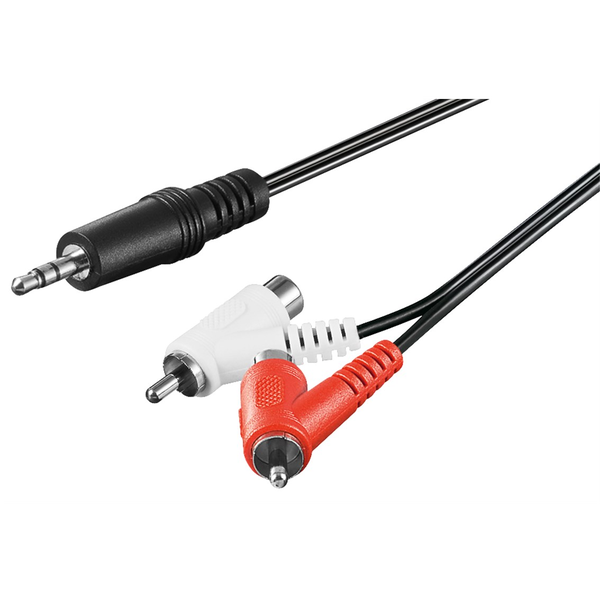 Audio přechodový kabel konektor 3,5mm cinch 1.5m