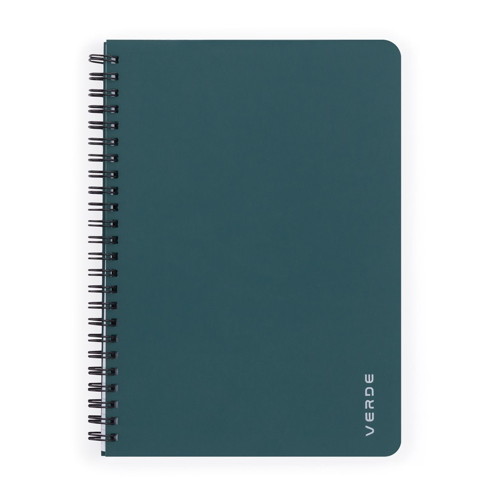 Verde 8-869 60 lapos A5 Vonalas spirálfüzet - Zöld (8-869)