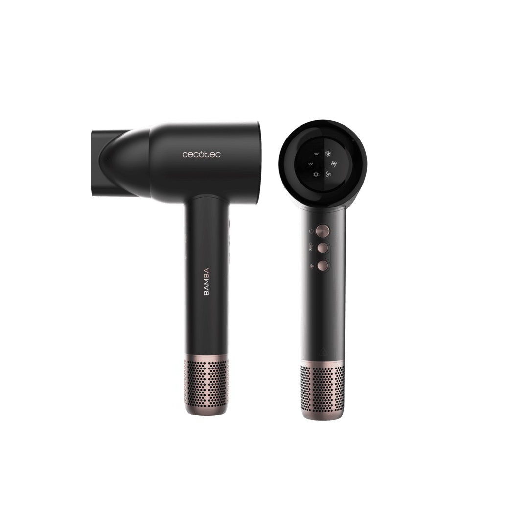 Cecotec Bamba Rockstar Nano ION technológiás Hajszárító 1600 Watt - Fekete (4454)