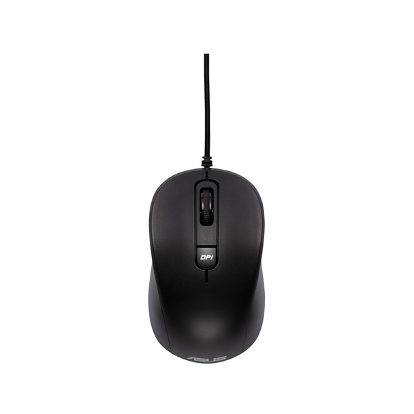 ASUS MU101C vezetékes egér fekete 3200 DPI (MU101C MOUSE/BK)