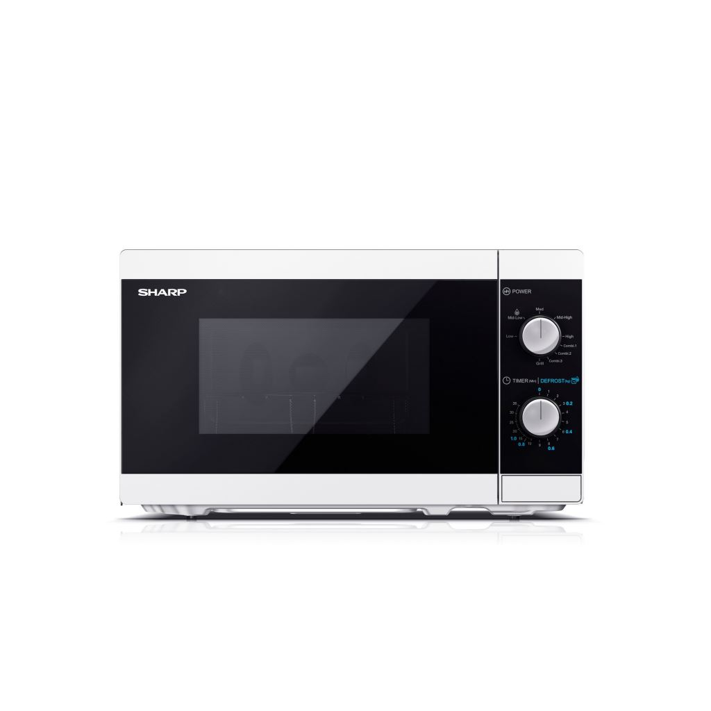 Sharp YC-MG01E-W 20L grill mikrohullámú sütő fehér-fekete (YC-MG01E-W)