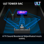 Sony ULT Tower 9 Bluetooth party hangszóró 1800 Watt - Fekete