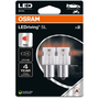 Крушка Osram LEDriving SL P21W Red, 12V - 1.8W - BA15s - Комплект от 2 бр. (Off-Road)