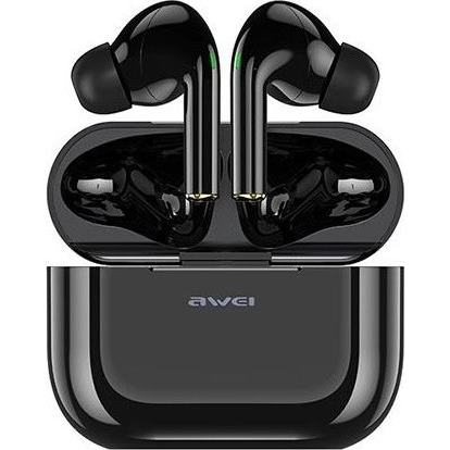 Căști Awei T29 TWS Bluetooth 5.0 cu stație de încărcare, negru
