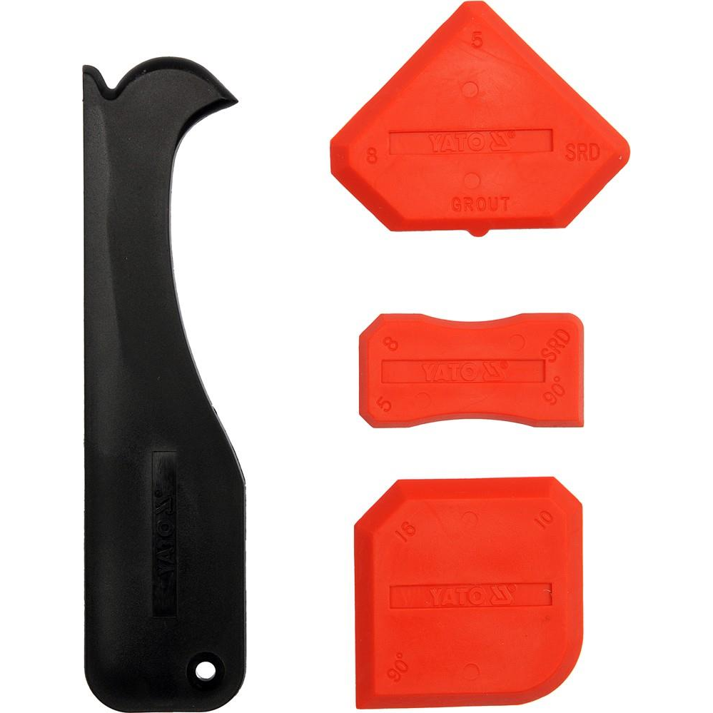 YATO Szilikon spakli vágóval 4 db (5906083952623)