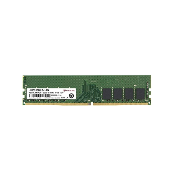 Transcend JetRam 16GB DDR4 3200MHz CL22 U-DIMM memória