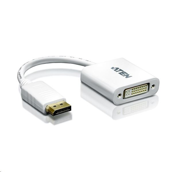 ATEN VC965-AT videokabel adapter DisplayPort DVI-I Hvid