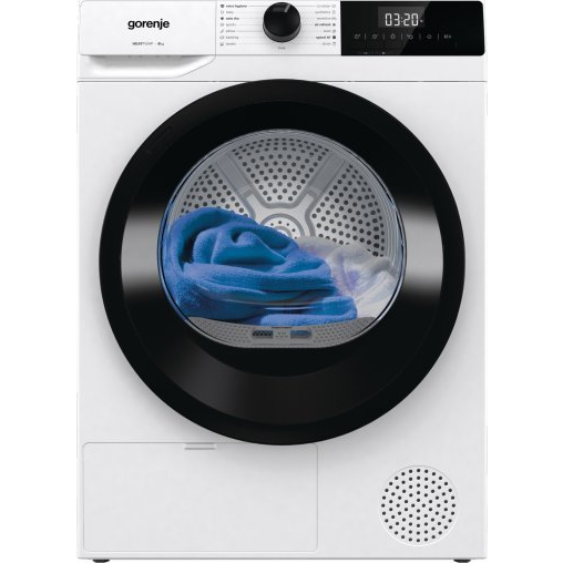 Gorenje DHNE82 Hőszivattyús szárítógép A++,8 kg,64 dB,Inverter motor nélkül