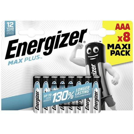 Energizer Elem, AAA mikro, 8 db, "Max Plus" (EEAAA8MP) (EEAAA8MP)