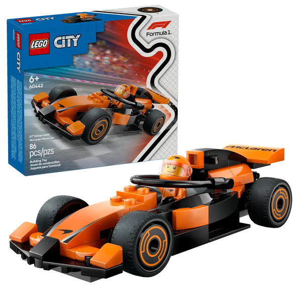 LEGO® City: 60442 - F1®-es pilóta McLaren versenyautóval
