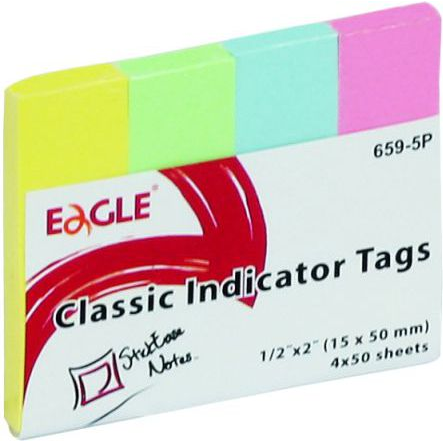 Jelölő Címke - 15x50 mm, 4X40 Lap, Pasztell Eagle (233796)