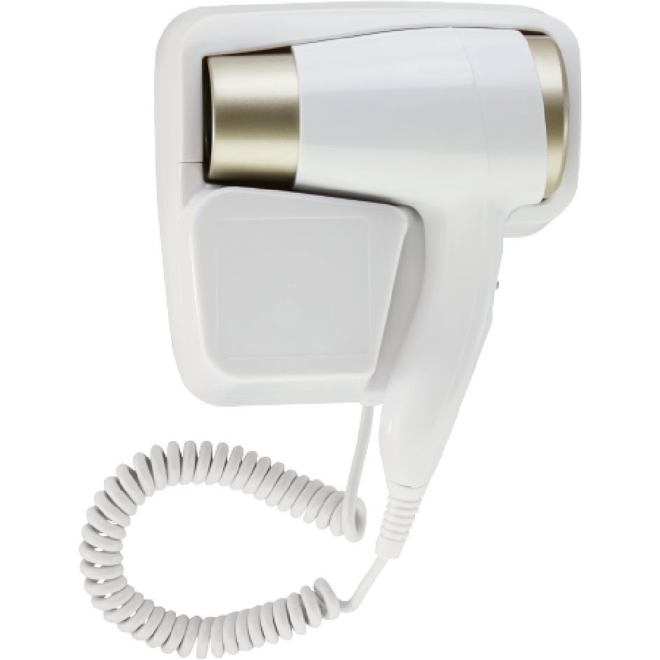 TOO HD-160 W Falra szerelhető hajszárító 1300 Watt - Fehér (HD-160 W)