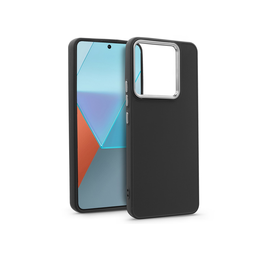 Xiaomi Redmi Note 13 Pro 5G/Poco X6 5G szilikon hátlap - Frame - fekete (HF279850)