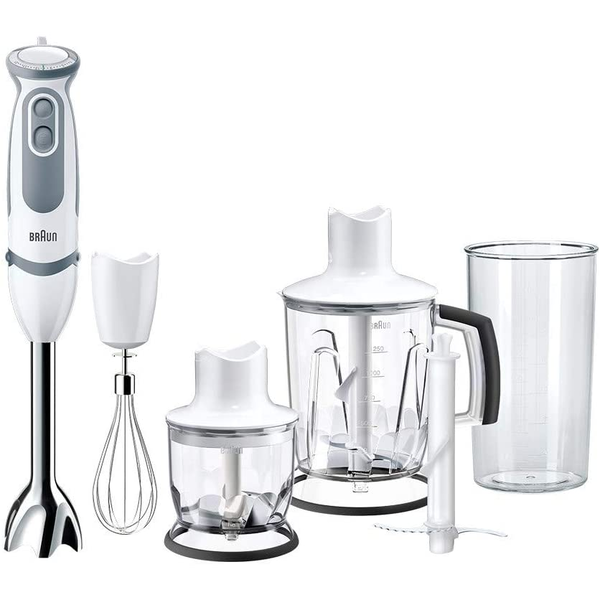 Braun MultiQuick 5 MQ5245WH блендер 1,25 Д Потопяем пасатор 1000 W Сив, Бяла