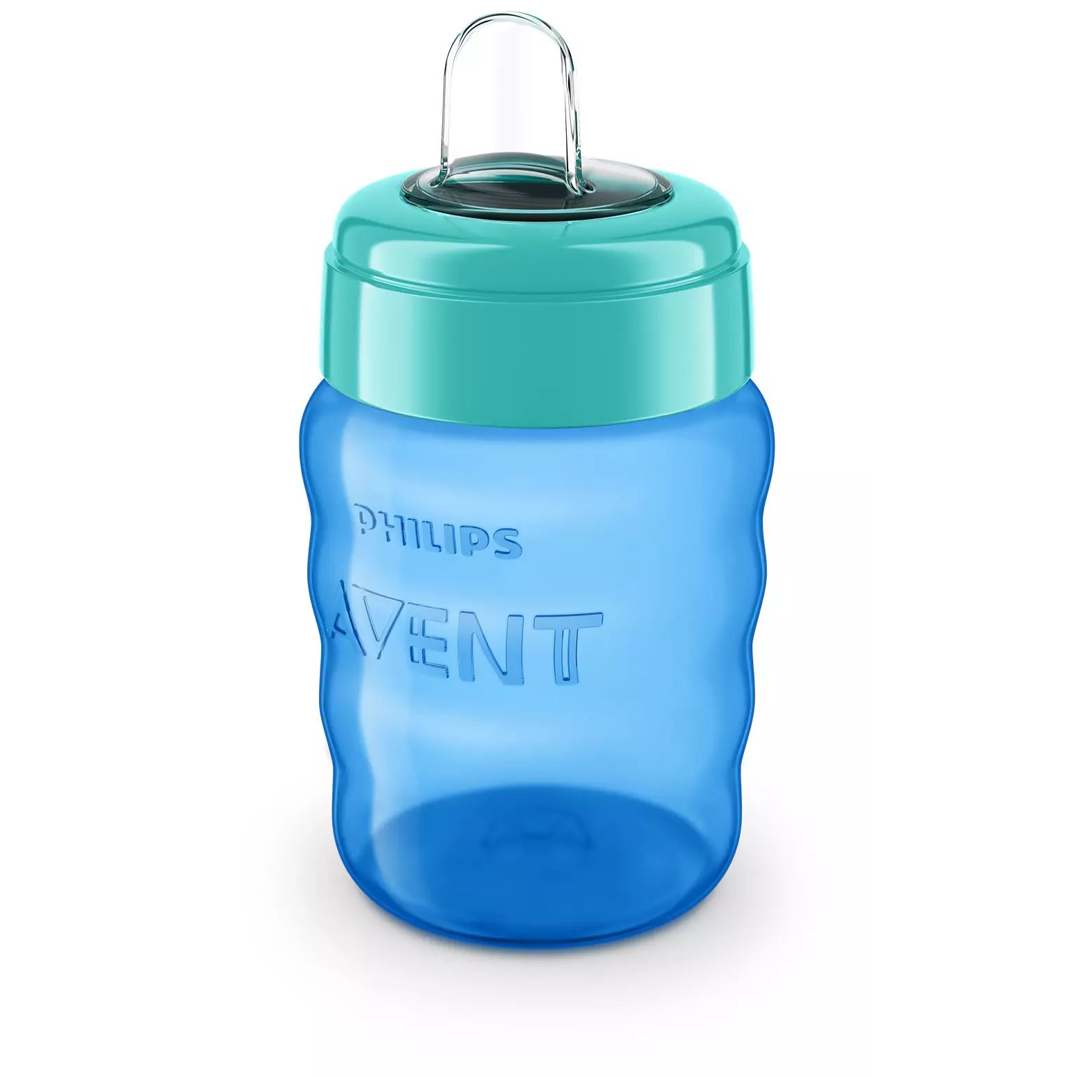 Philips SCF553/05 Avent itatópohár, itatófejjel kék-zöld 260ml (SCF553/05)