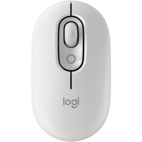 Logitech POP ICON Bluetooth Wireless Egér - Fehér, 4000 DPI
