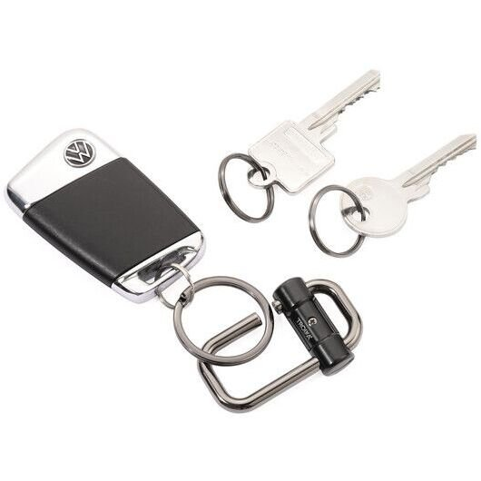 TROIKA Schlüsselanhänger 2-WAY KEY schwarz