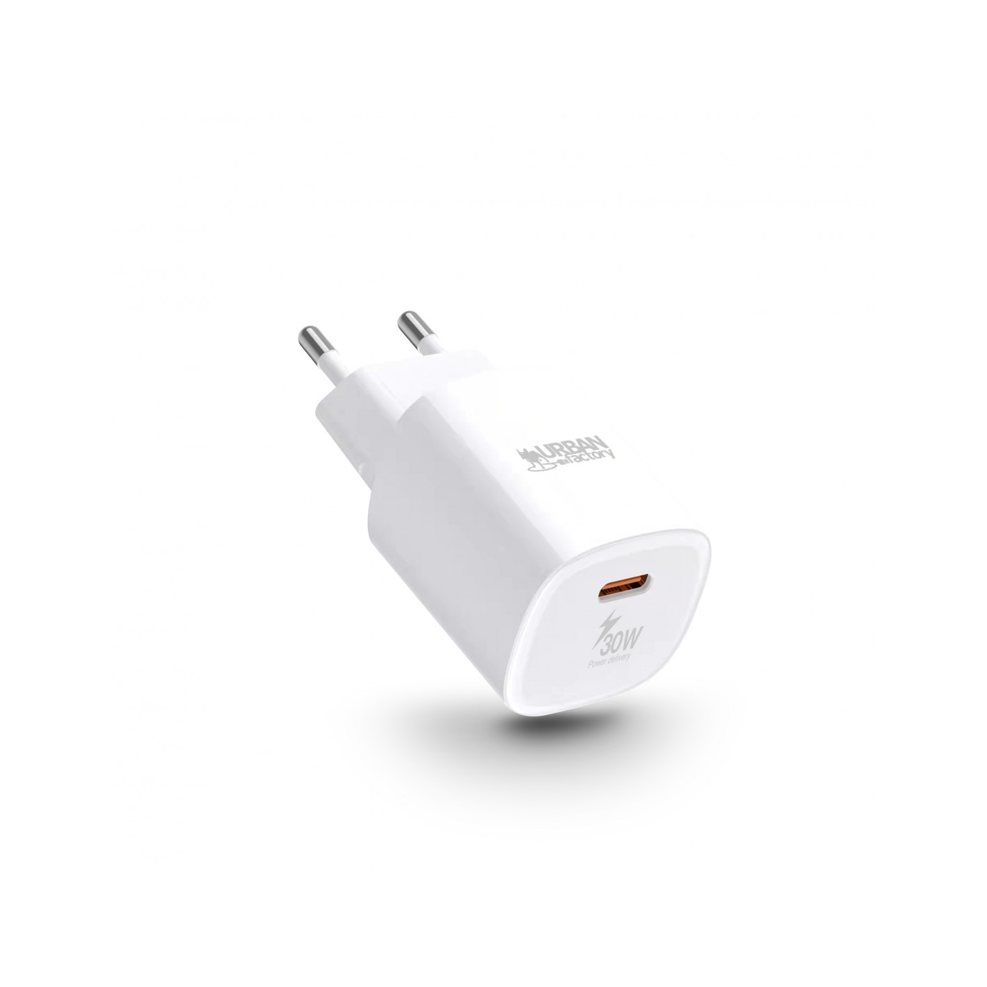 Urban Factory POWEE USB-C Hálózati töltő - Fehér (30W) (WCD95UF)