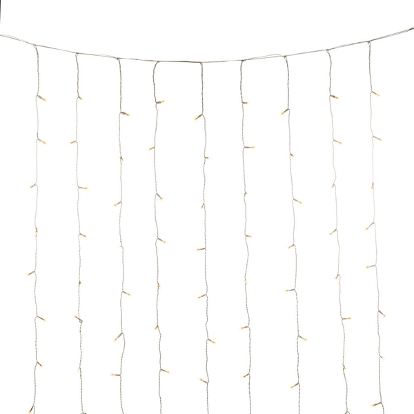 Konstsmide Fényfüggöny, jégesővel Kültérre 320 LED Borostyán 2m (2793-833)