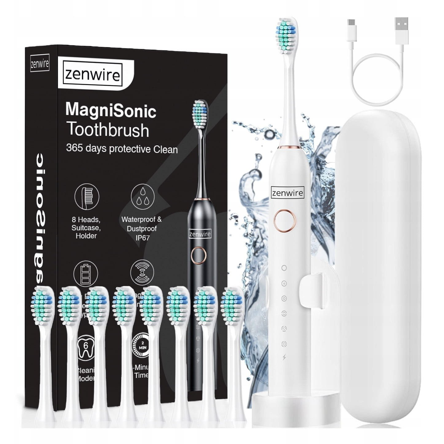 Zenwire 506 elektromos fogkefe fehér