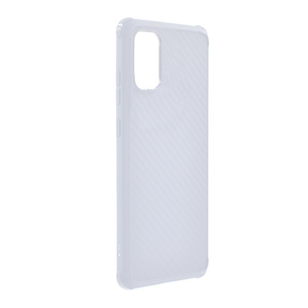 ROAR CARBON ARMOR szilikon telefonvédő (közepesen ütésálló, légpárnás sarok, karbon minta) ÁTLÁTSZÓ [Samsung Galaxy S20 5G (SM-G981U)] (5996457940035)